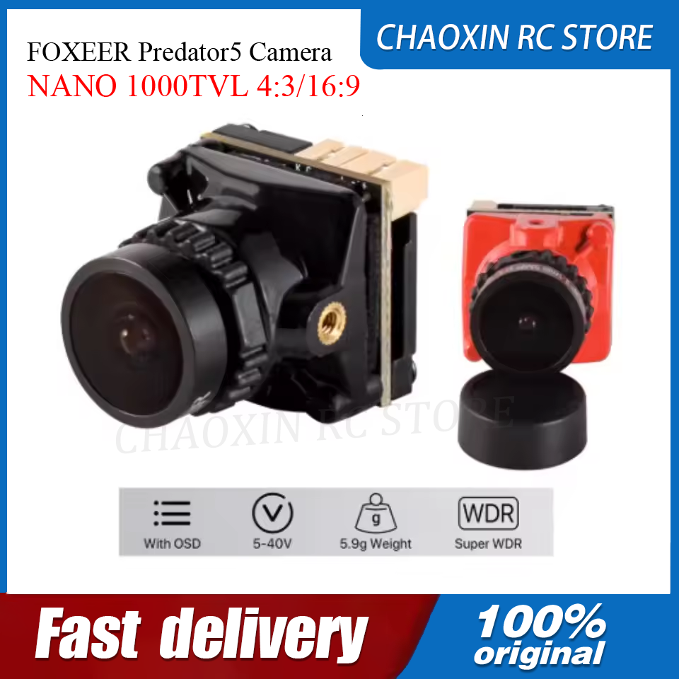 Kamera FOXEER Predator5 NANO 1 - Drone Racing Camera ulasan dan harga